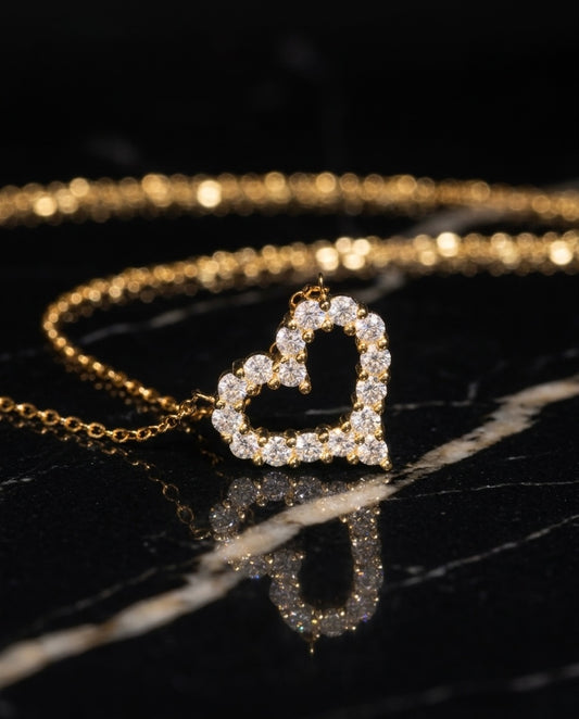 Heart Moissanite Necklace