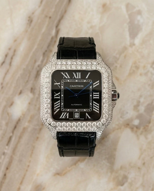 Leather Strap Iced Carti